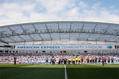 Match between Brighton & Hove Albion and Tottenham Hotspur