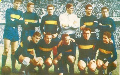 Boca Juniors line-up from 1962