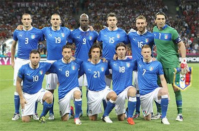 Italy football team in 2012