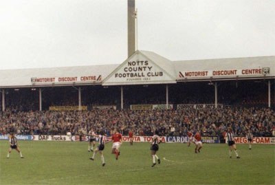 Football match on Meadow Lane