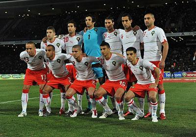Morocco football team picture from 2011