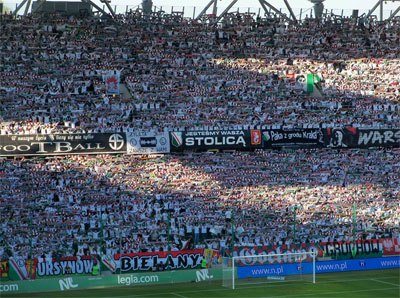 Polish Army Stadium northern stand