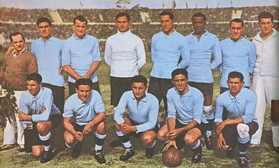 Uruguay football team picture from 1930