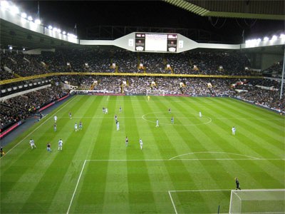 Match at White Hart Lane with Tottenham
